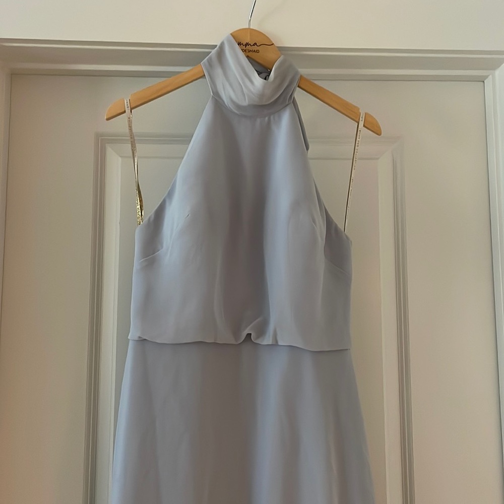 Light blue bridesmaid dress